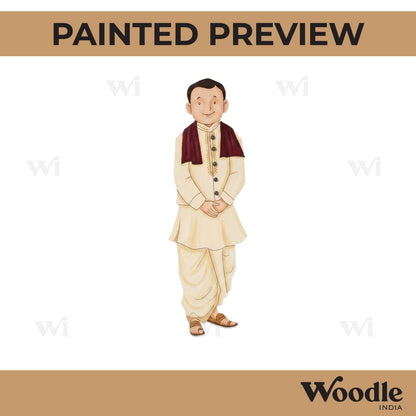 Village Man Pre Marked MDF Design 7