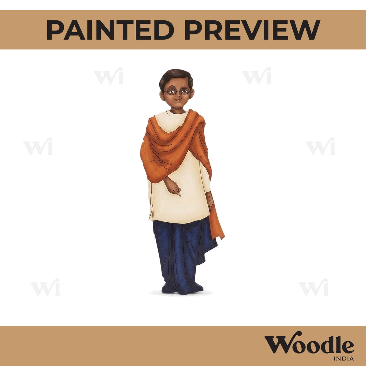 Village Man Pre Marked MDF Design 9