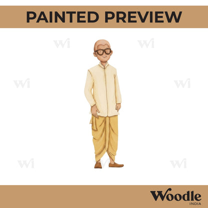 Village School Teacher Pre Marked MDF Design 1