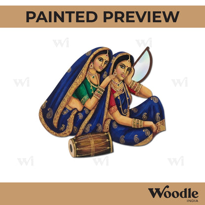 Village Women Pre Marked MDF Design 1