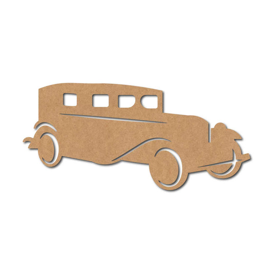 Vintage Car Cutout MDF Design 1