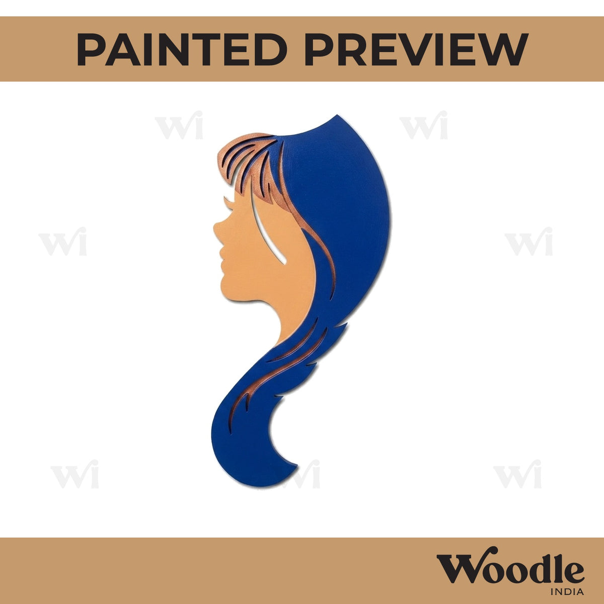 Virgo Zodiac Sign Cutout MDF Design 1