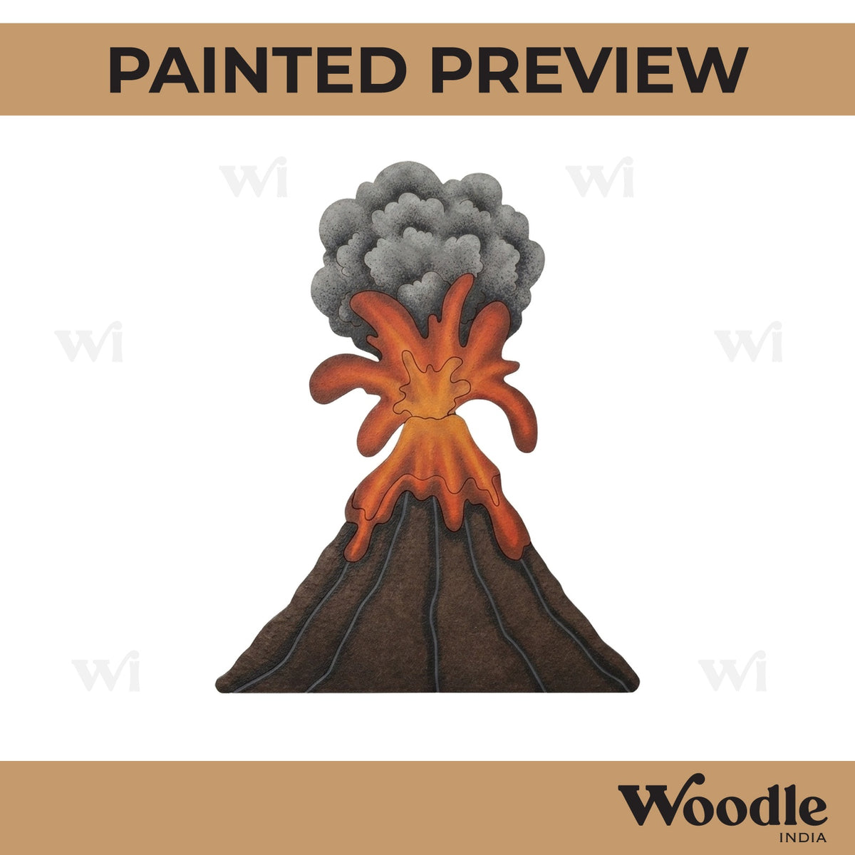 Volcano Pre Marked MDF Design 1
