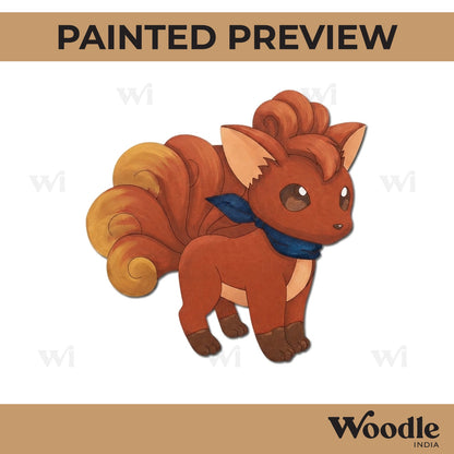 Vulpix Pokemon Pre Marked MDF Design 1