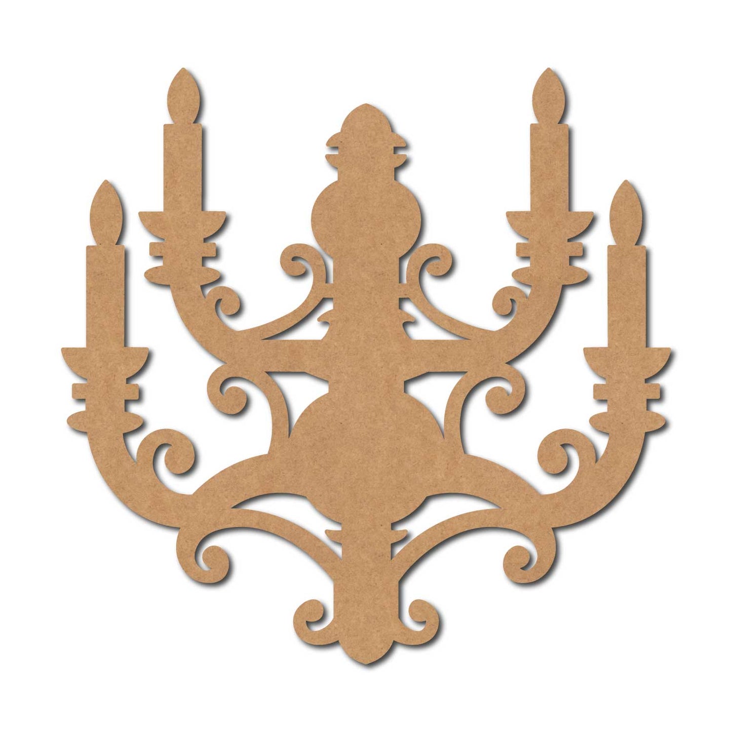 Wall Chandelier Cutout MDF Design 1