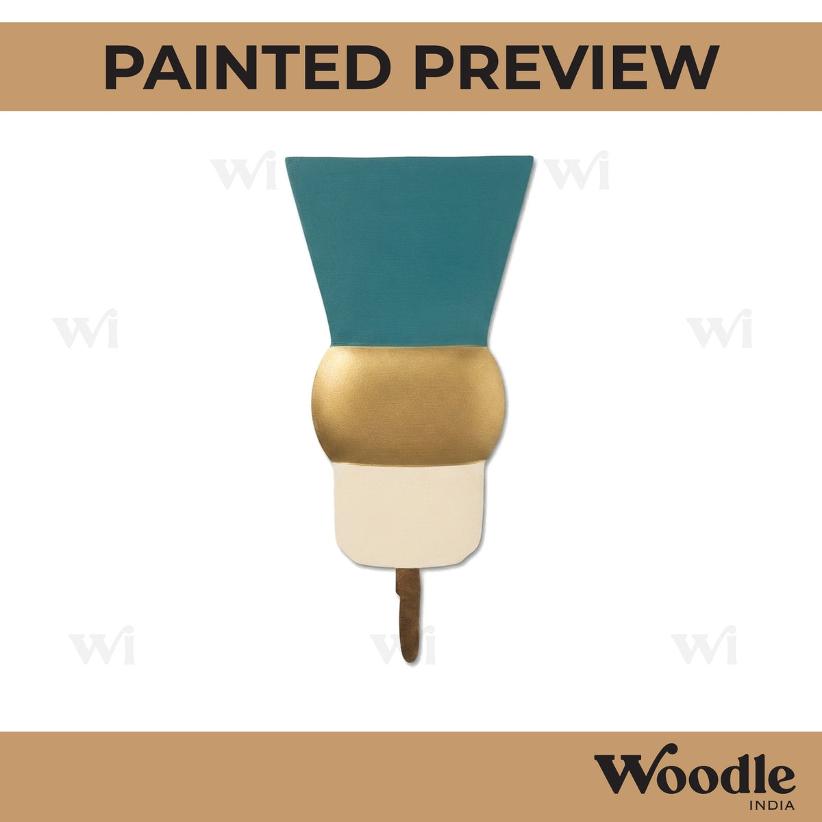 Wall Lamp Cutout MDF Design 1