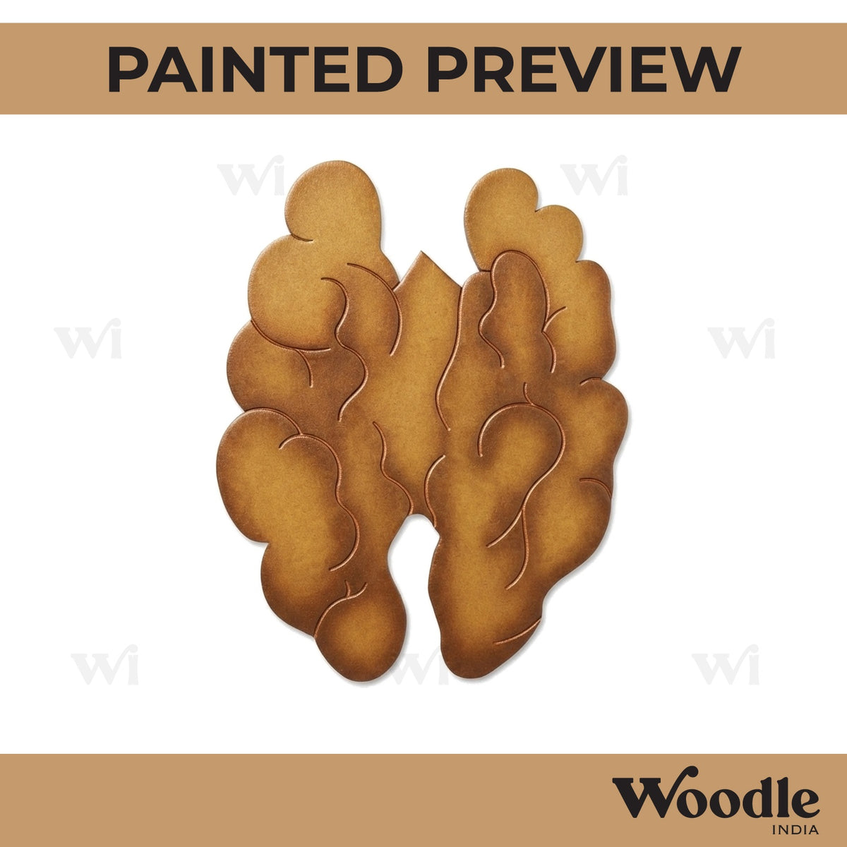 Walnut Pre Marked MDF Design 1