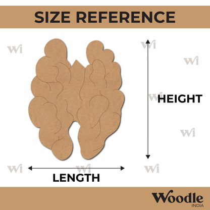 Walnut Pre Marked MDF Design 1