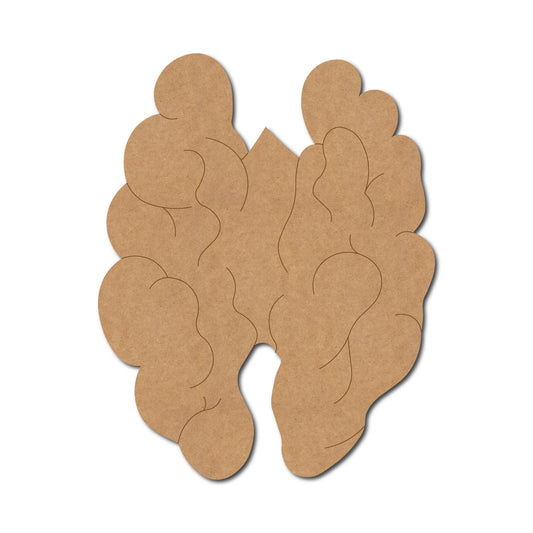 Walnut Pre Marked MDF Design 1