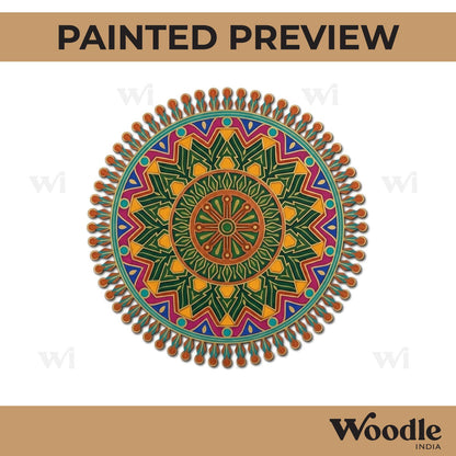 Warli Art Two Layered Base MDF Design 1