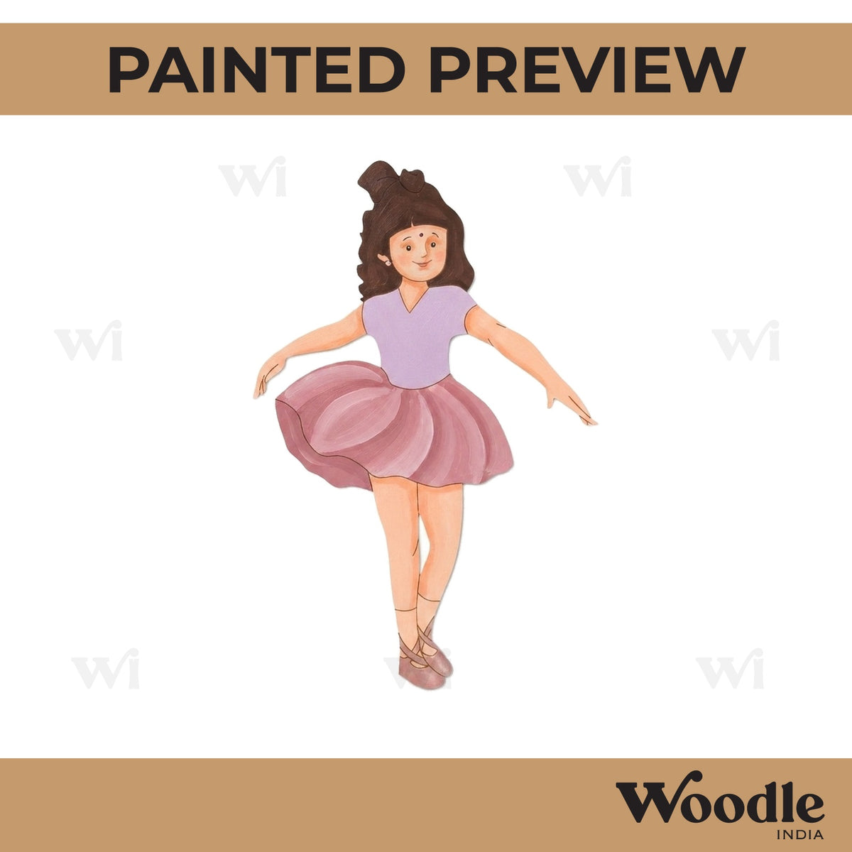 Washing Powder Nirma Girl Pre Marked MDF Design 1