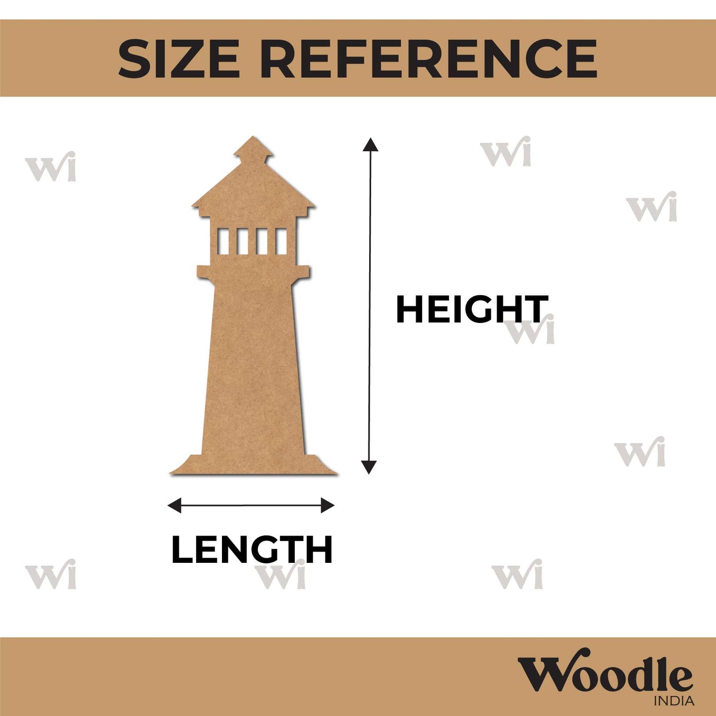 Watchtower Cutout MDF Design 2