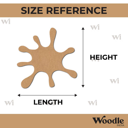 Water Splash Pre Marked MDF Design 1