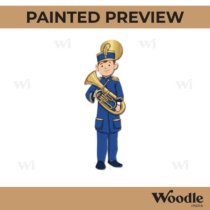 Wedding Band Boy Pre Marked MDF Design 1