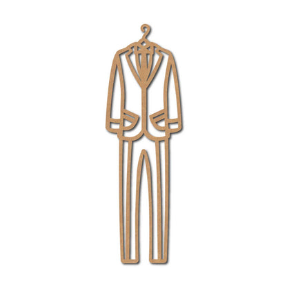 Wedding Suit Cutout MDF Design 1