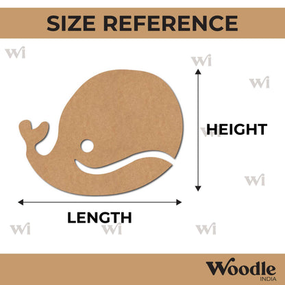Whale Cutout MDF Design 1