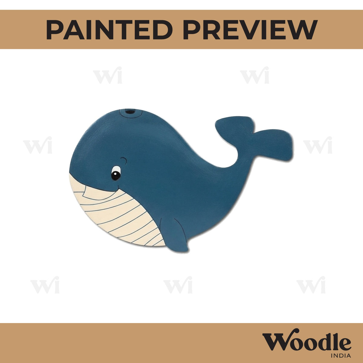 Whale Pre Marked MDF Design 3