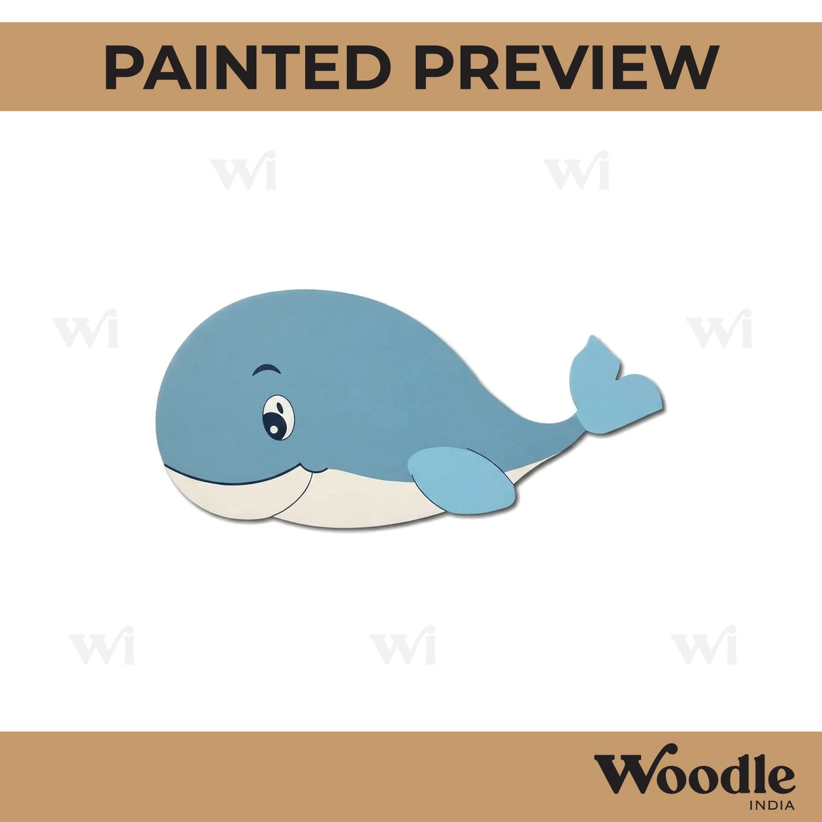 Whale Pre Marked MDF Design 4