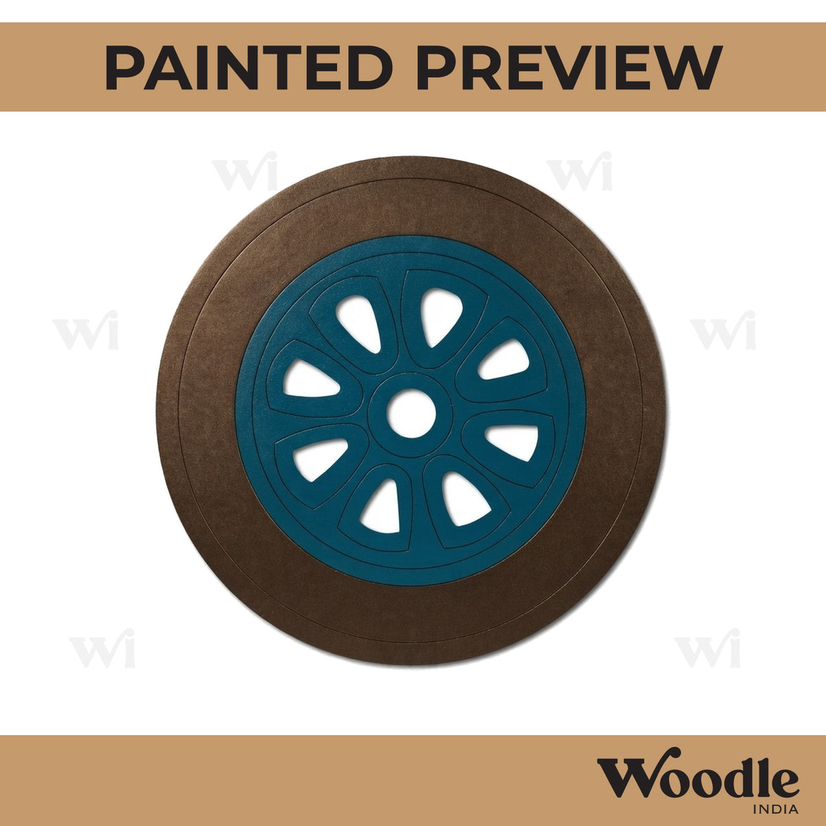 Wheel Pre Marked MDF Design 1