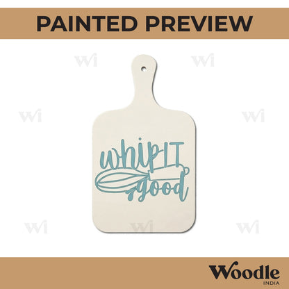 Whip It Good Pre Marked Chopping Board MDF Design 1