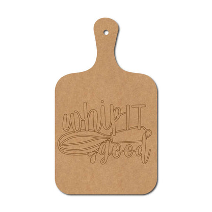 Whip It Good Pre Marked Chopping Board MDF Design 1