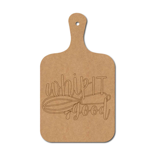 Whip It Good Pre Marked Chopping Board MDF Design 1