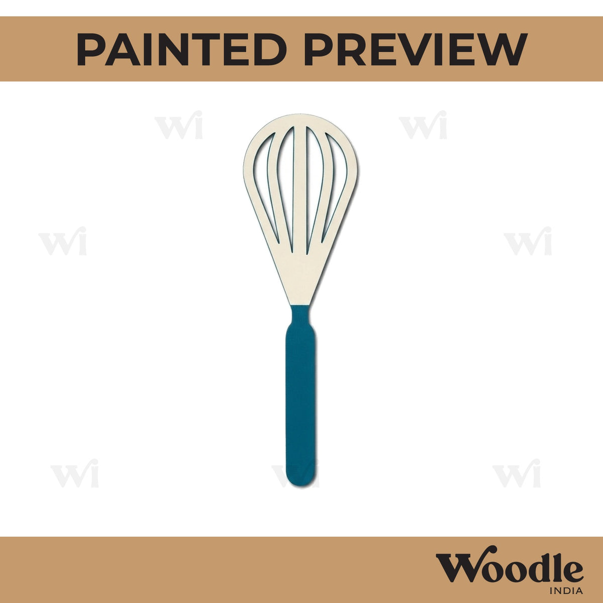 Whisk Baking Cutout MDF Design 1