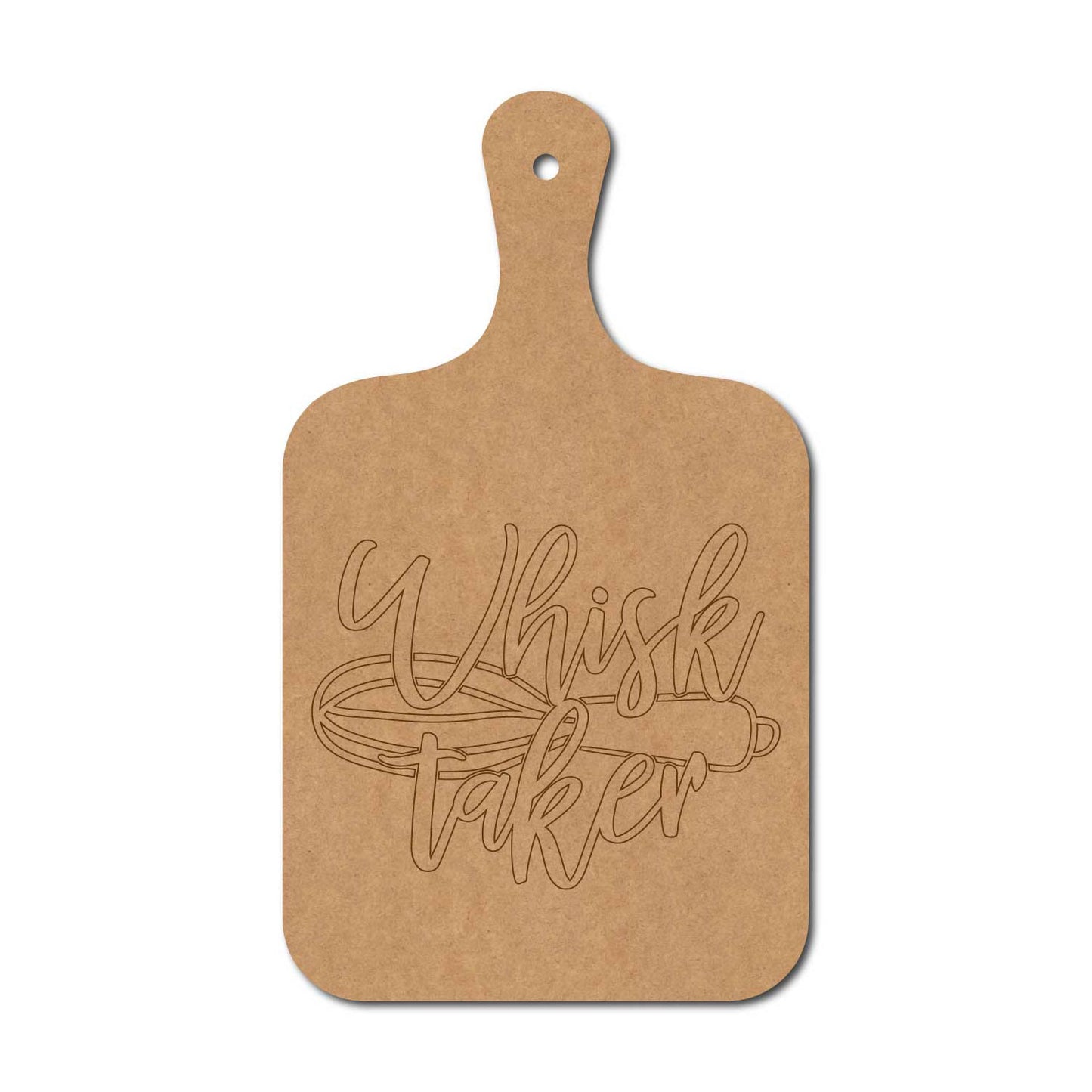 Whisk Taker Pre Marked Chopping Board MDF Design 1