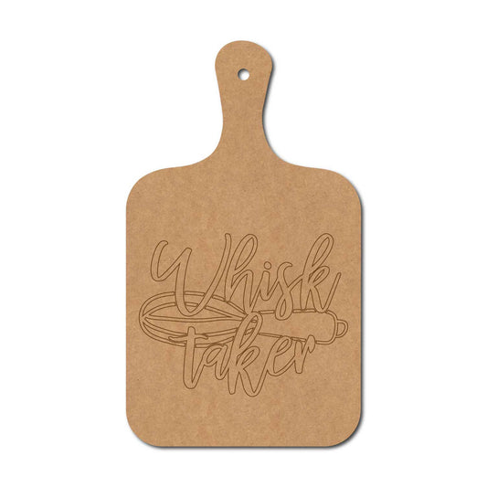 Whisk Taker Pre Marked Chopping Board MDF Design 1