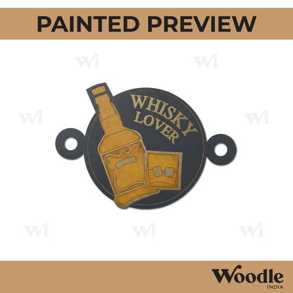 Whisky Lover Rakhi Pre Marked MDF Design 1