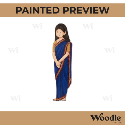 Widow Woman Pre Marked MDF Design 1