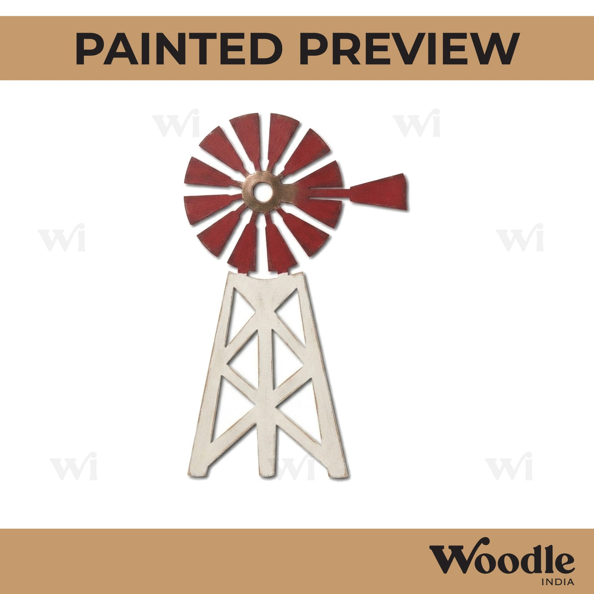 Windmill Cutout MDF Design 1