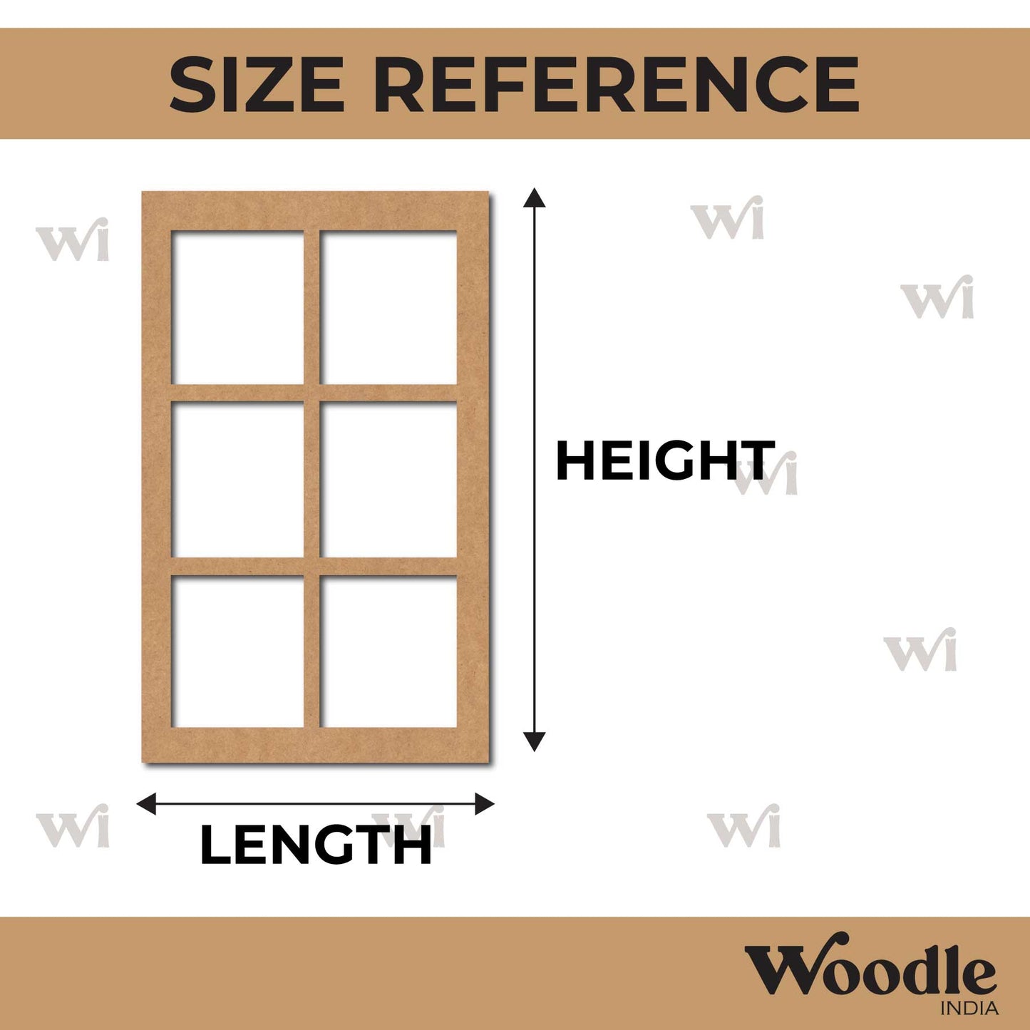 Window Cutout MDF Design 12