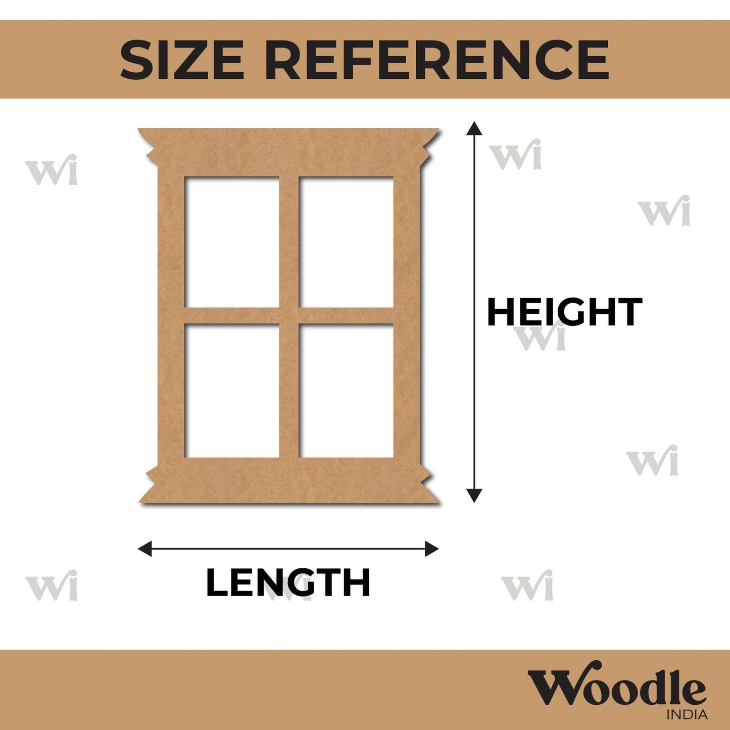 Window Cutout MDF Design 16