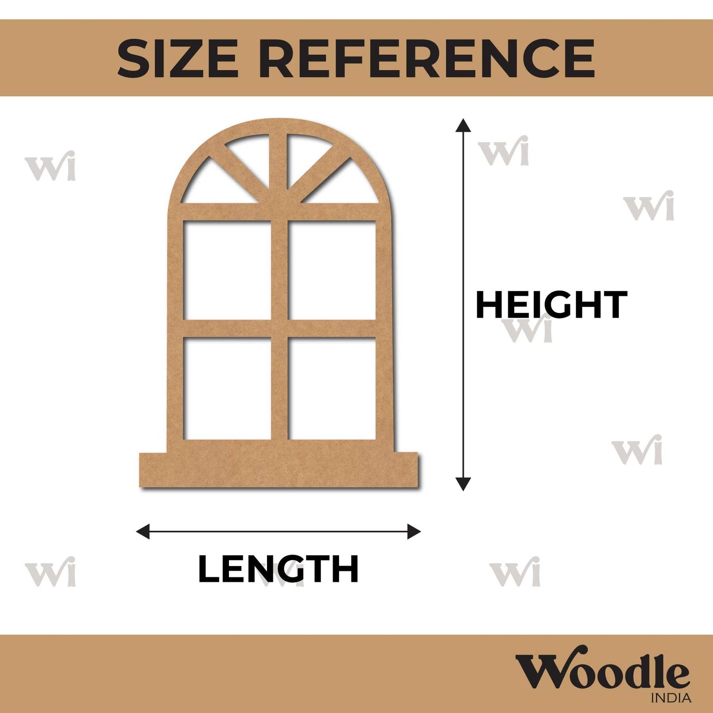 Window Cutout MDF Design 18