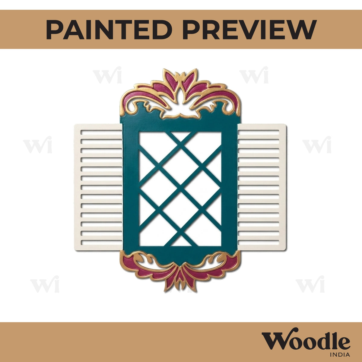 Window Cutout MDF Design 2