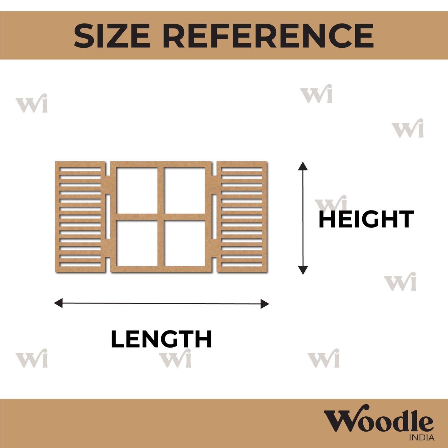 Window Cutout MDF Design 22
