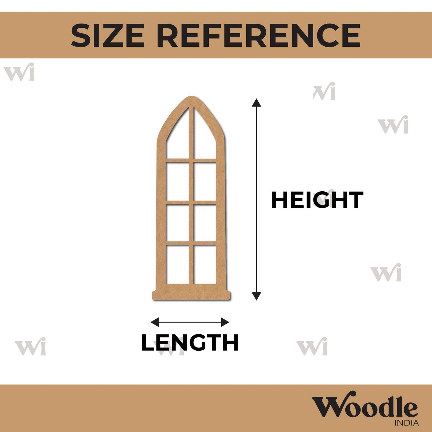 Window Cutout MDF Design 4