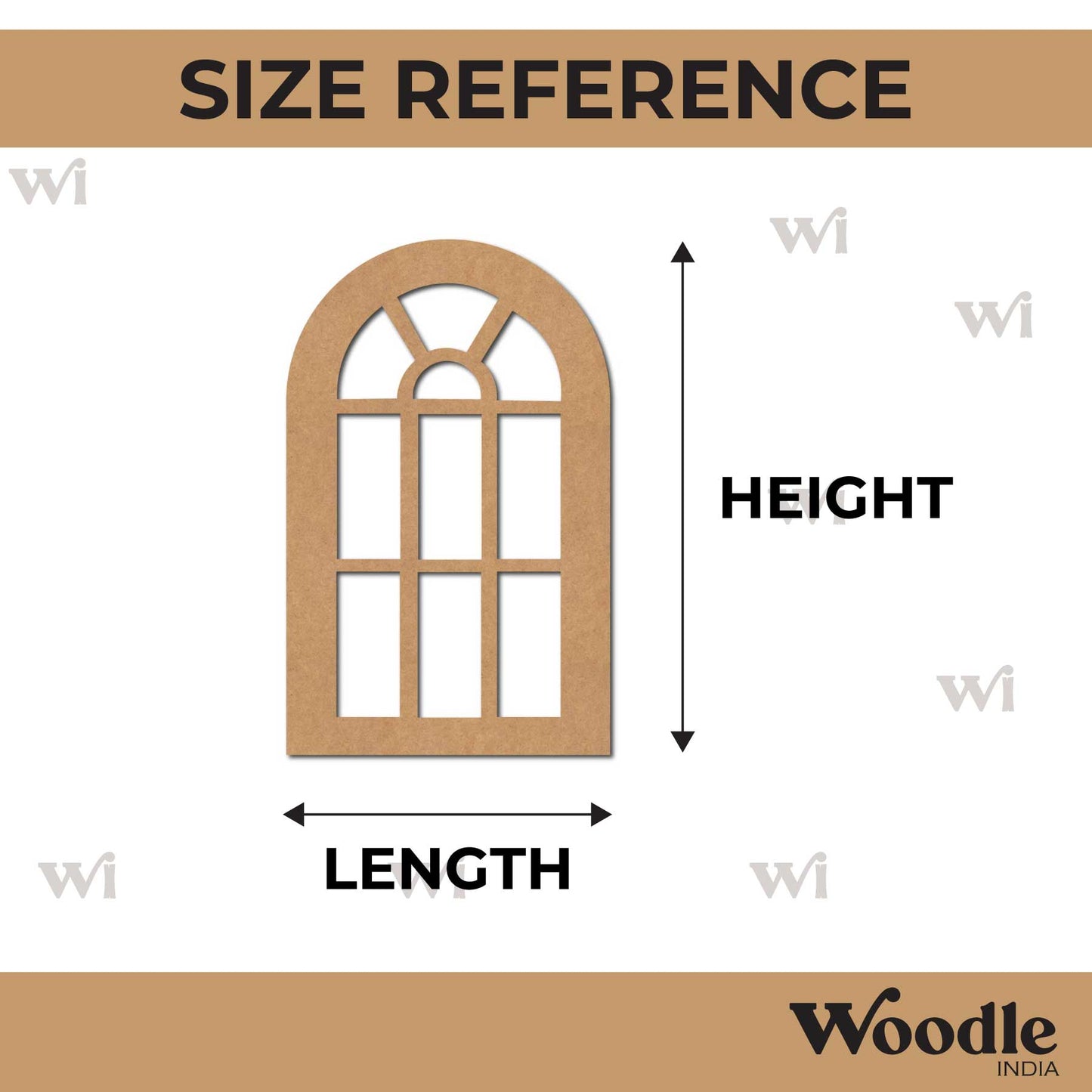 Window Cutout MDF Design 7