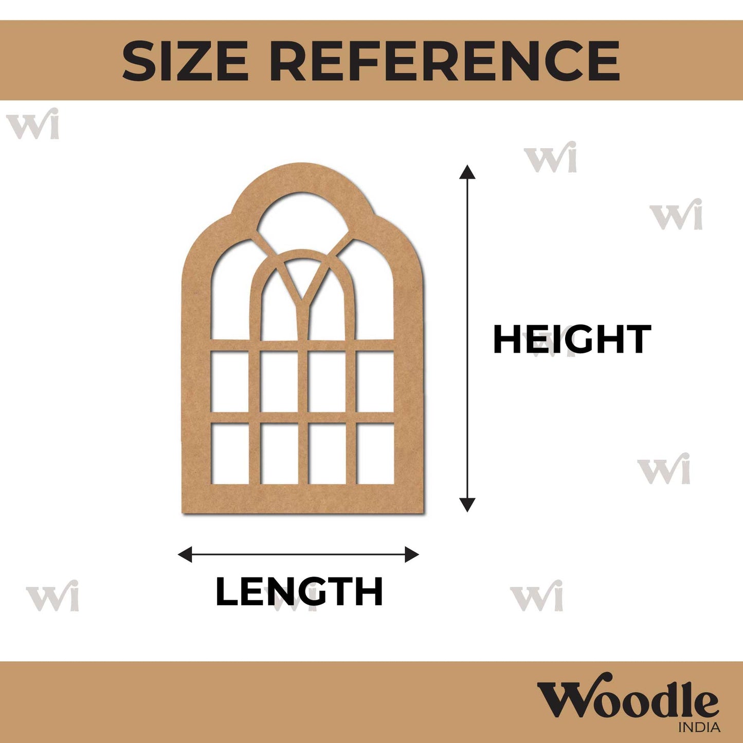 Window Cutout MDF Design 8