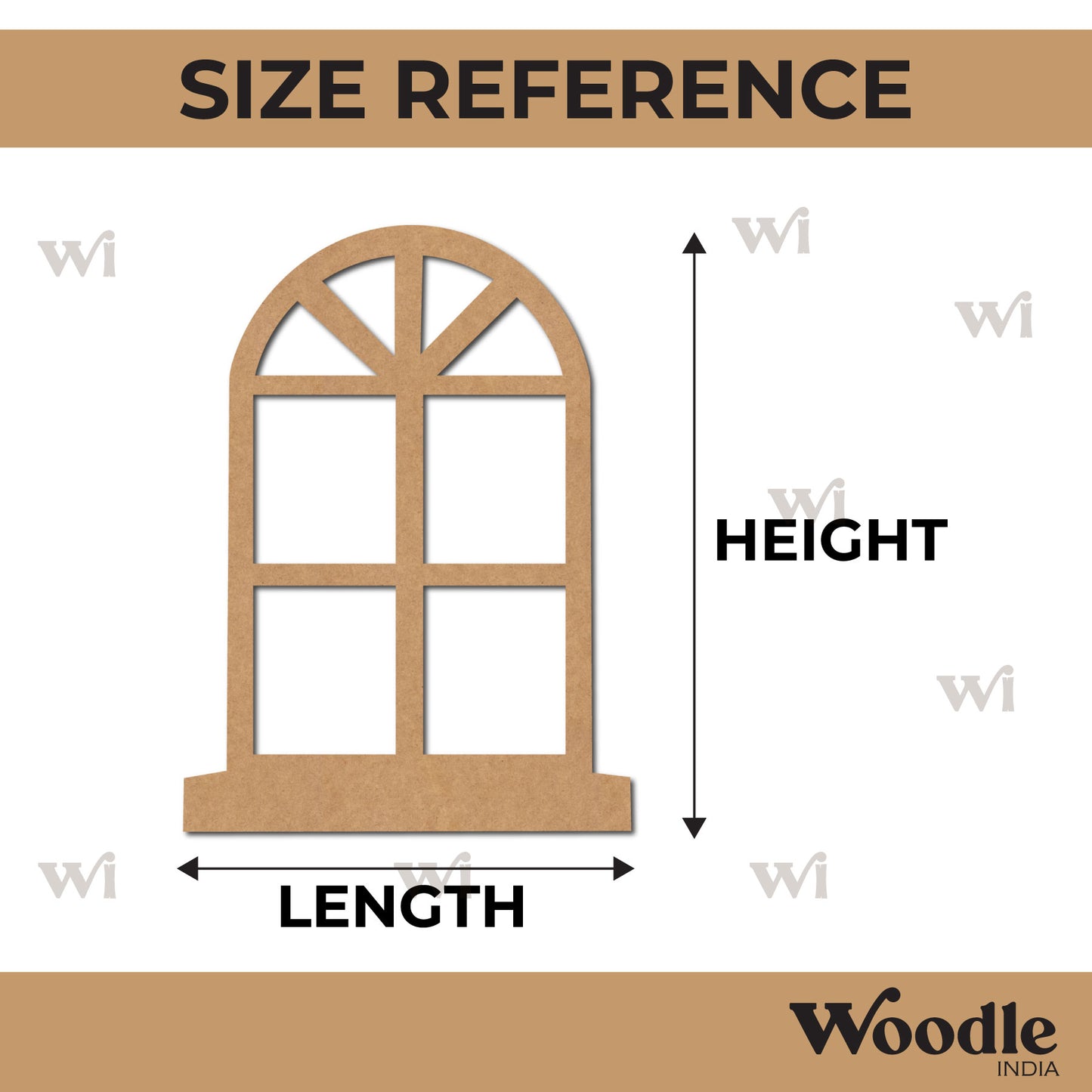 Window Cutout MDF Design 9