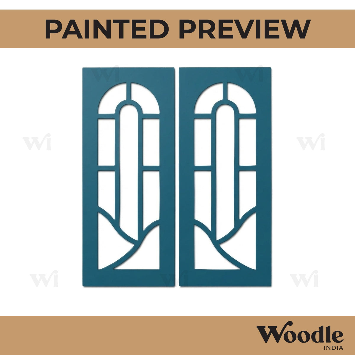 Window Door Cutout MDF Design 1