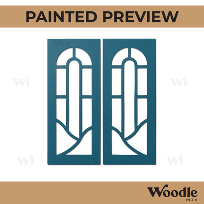 Window Door Cutout MDF Design 1