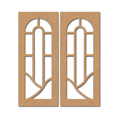 Window Door Cutout MDF Design 1