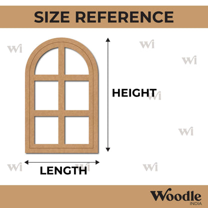 Window Pre Marked MDF Design 2