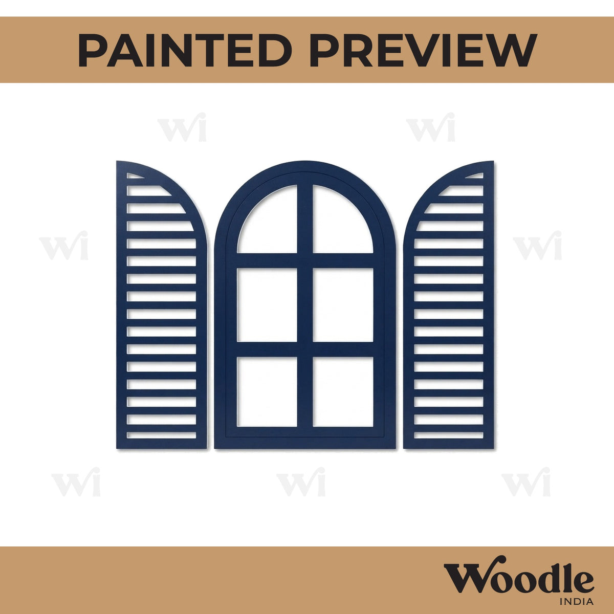 Windows Set Pre Marked MDF Design 1