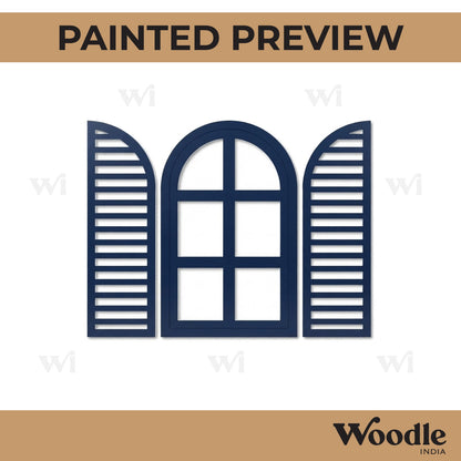 Windows Set Pre Marked MDF Design 1