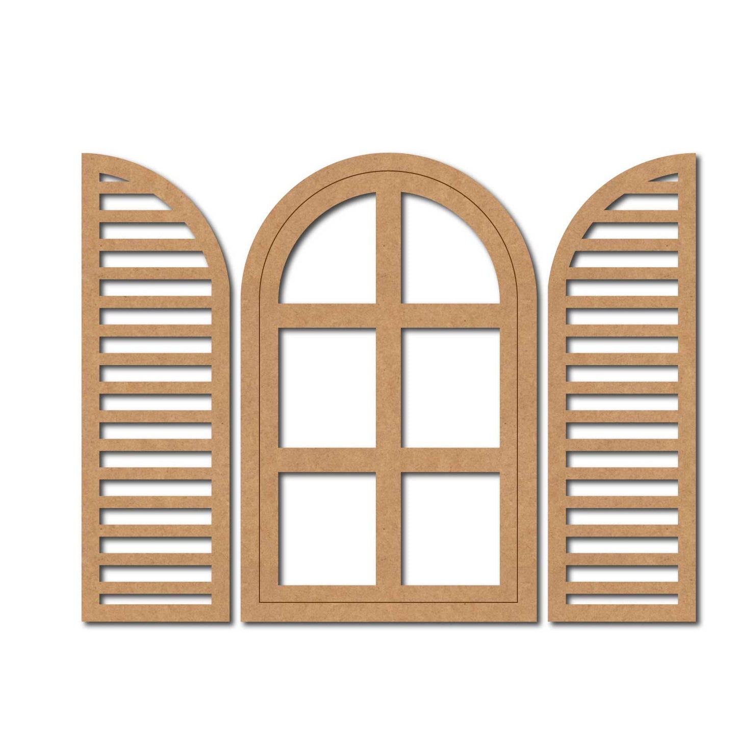 Windows Set Pre Marked MDF Design 1