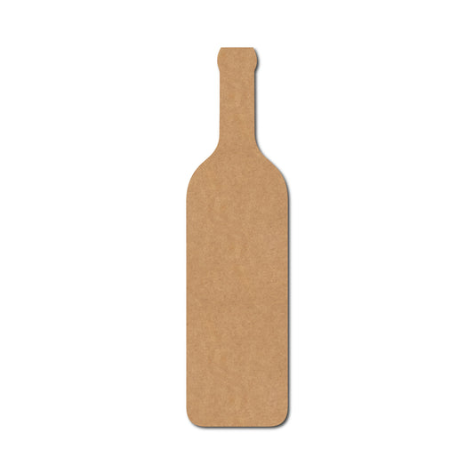 Wine Bottle Cutout MDF Design 1