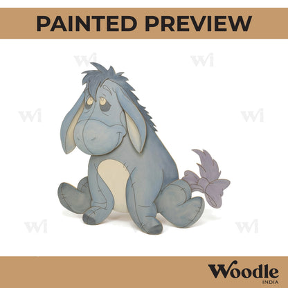 Winnie The Pooh Donkey Pre Marked MDF Design 1